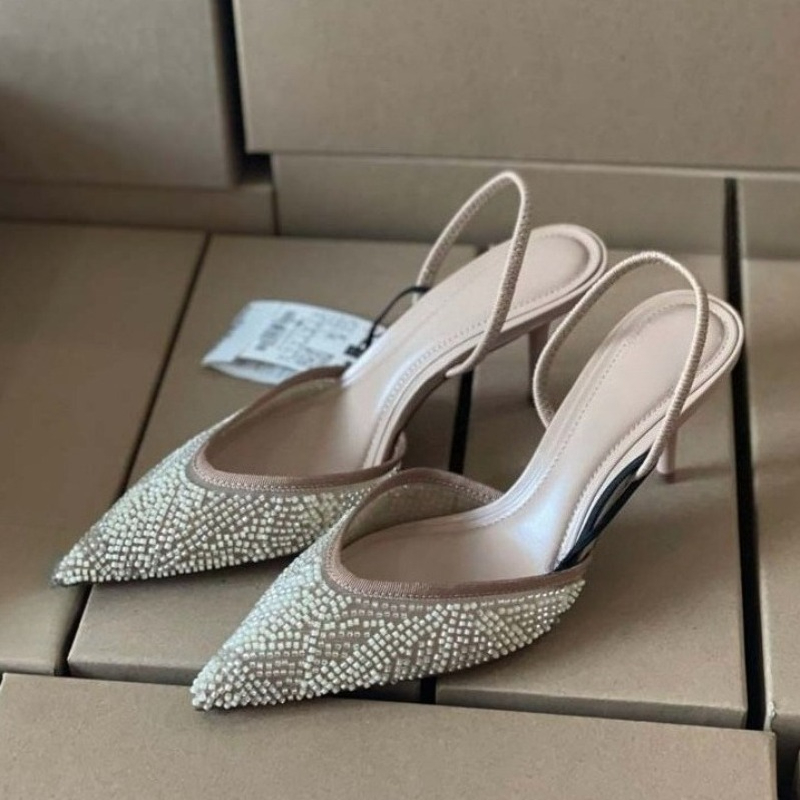Embroidery Wedding - Autumn Luxury Women Dress Pumps Mesh