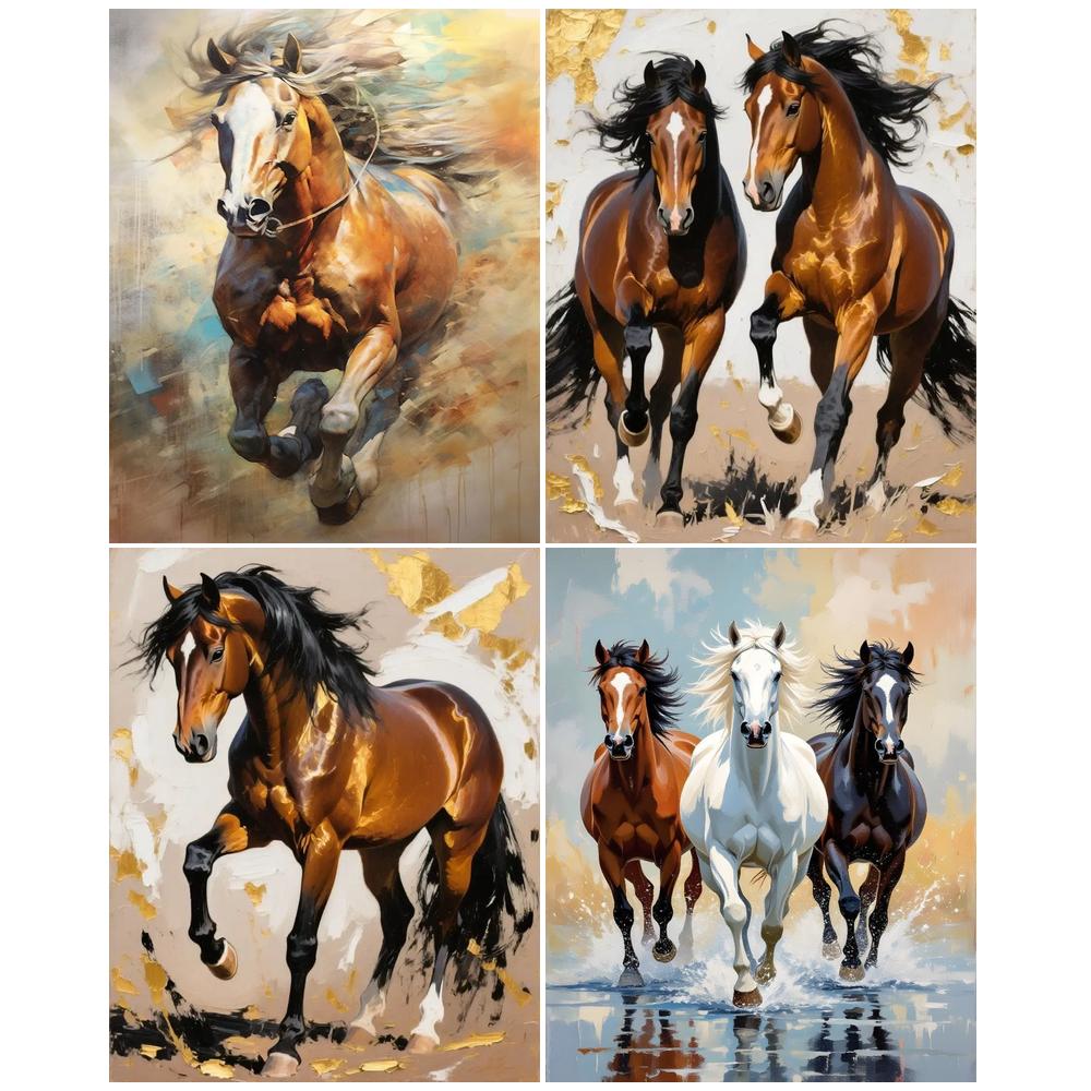 Embroidery Translate - CHENISTORY Painting By Number Horse Animals