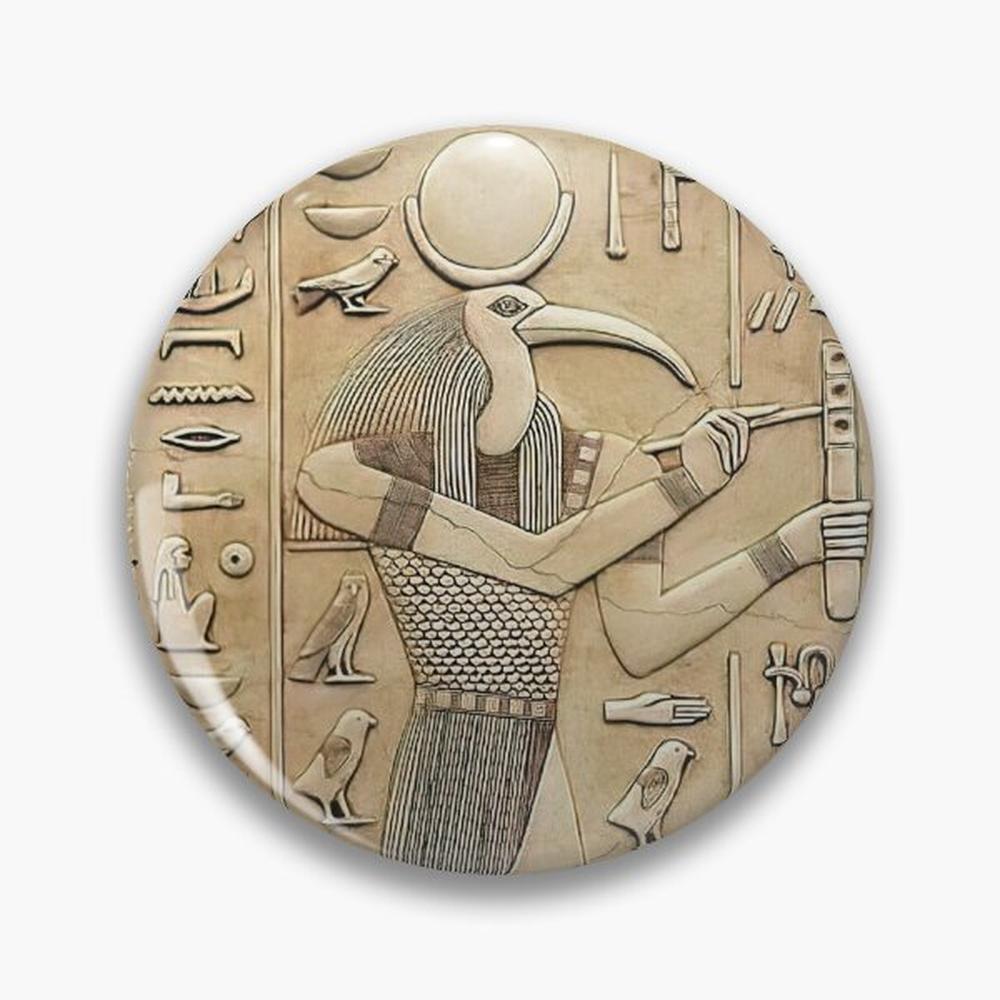 Ancient Egyptian God Thoth Pin - огляд і ціна Embroidery Icon