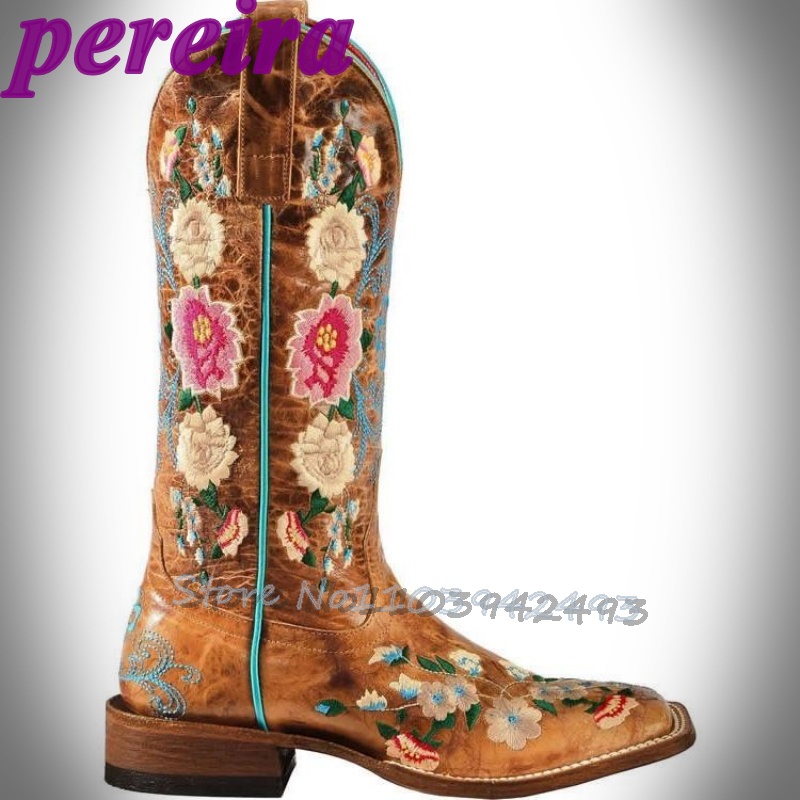 Embroidered Flower Boots Rose  - огляд і ціна Embroidery Rose