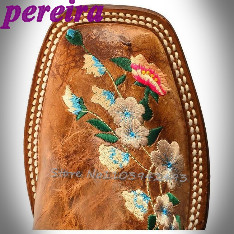 Embroidered Flower Boots Rose  - огляд і ціна Embroidery Rose