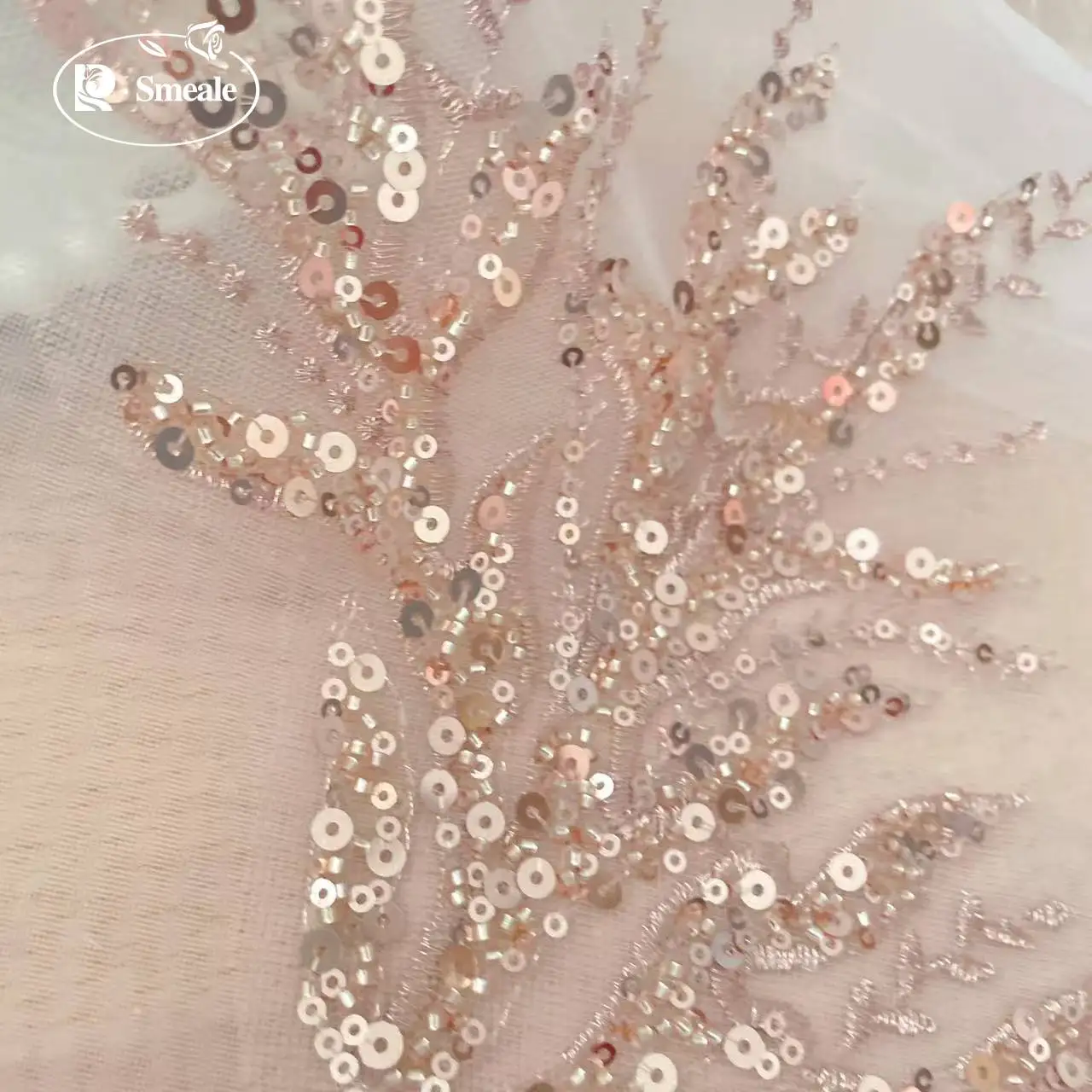 5Pair-2Pair.Rose Gold Sequin T - огляд і ціна Embroidery Rose