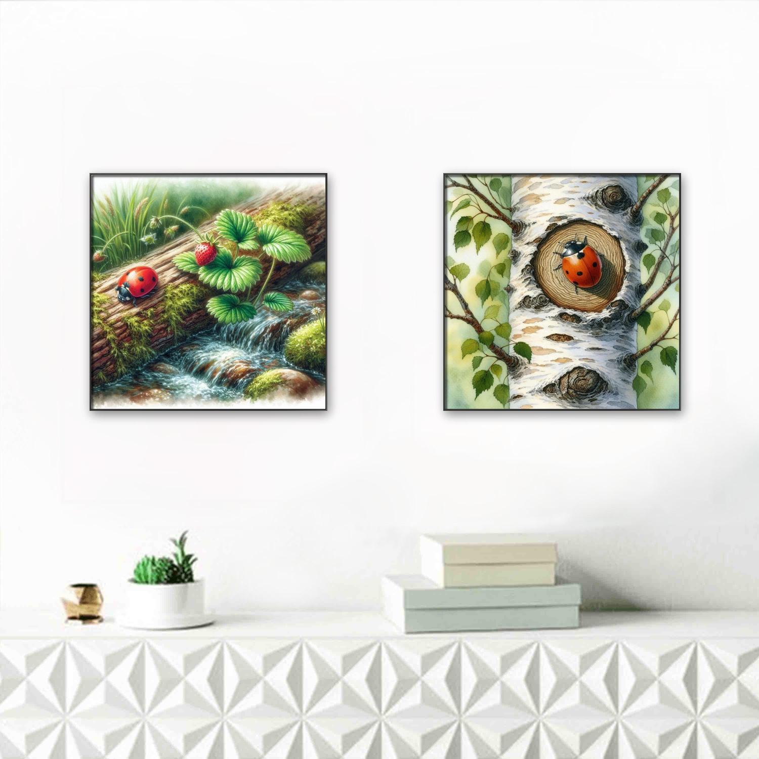 New Ladybug insect DIY AB Diam - огляд і ціна Embroidery Lady Bug