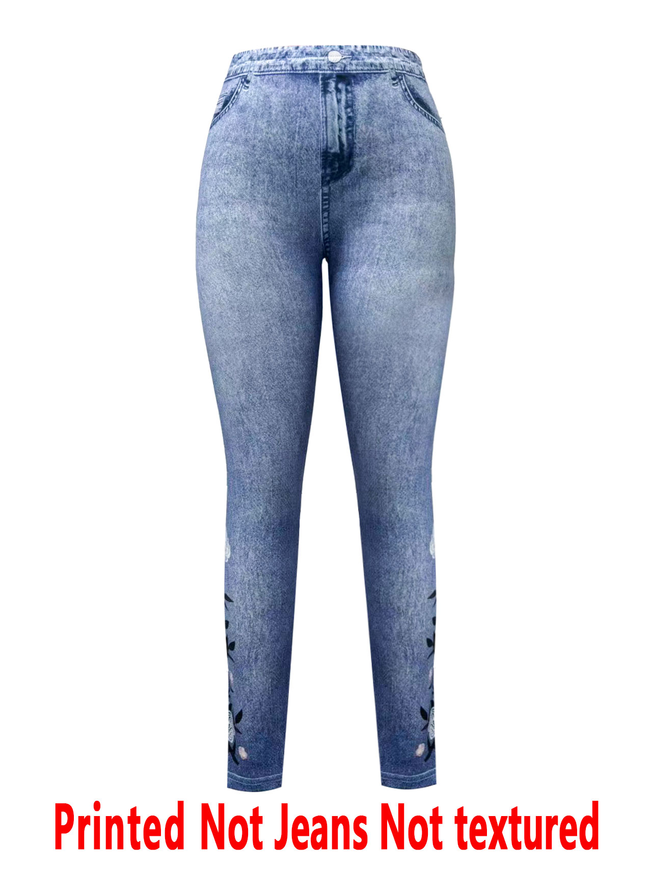 1293 [Printed Pants - Not Deni - огляд і ціна Embroidery Effect