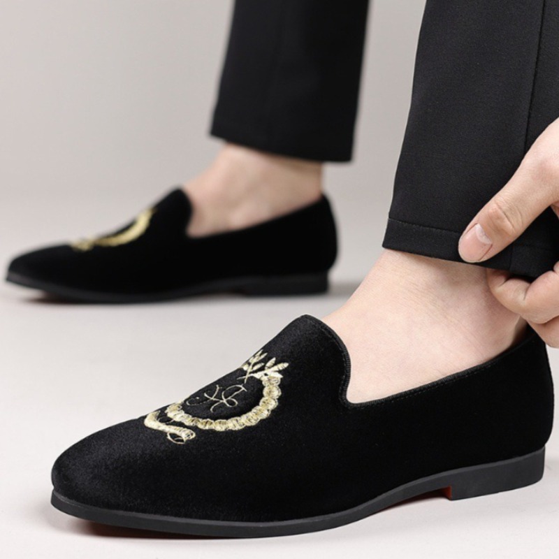 Luxury Designer Loafers Suede  - огляд і ціна Embroidery Wedding