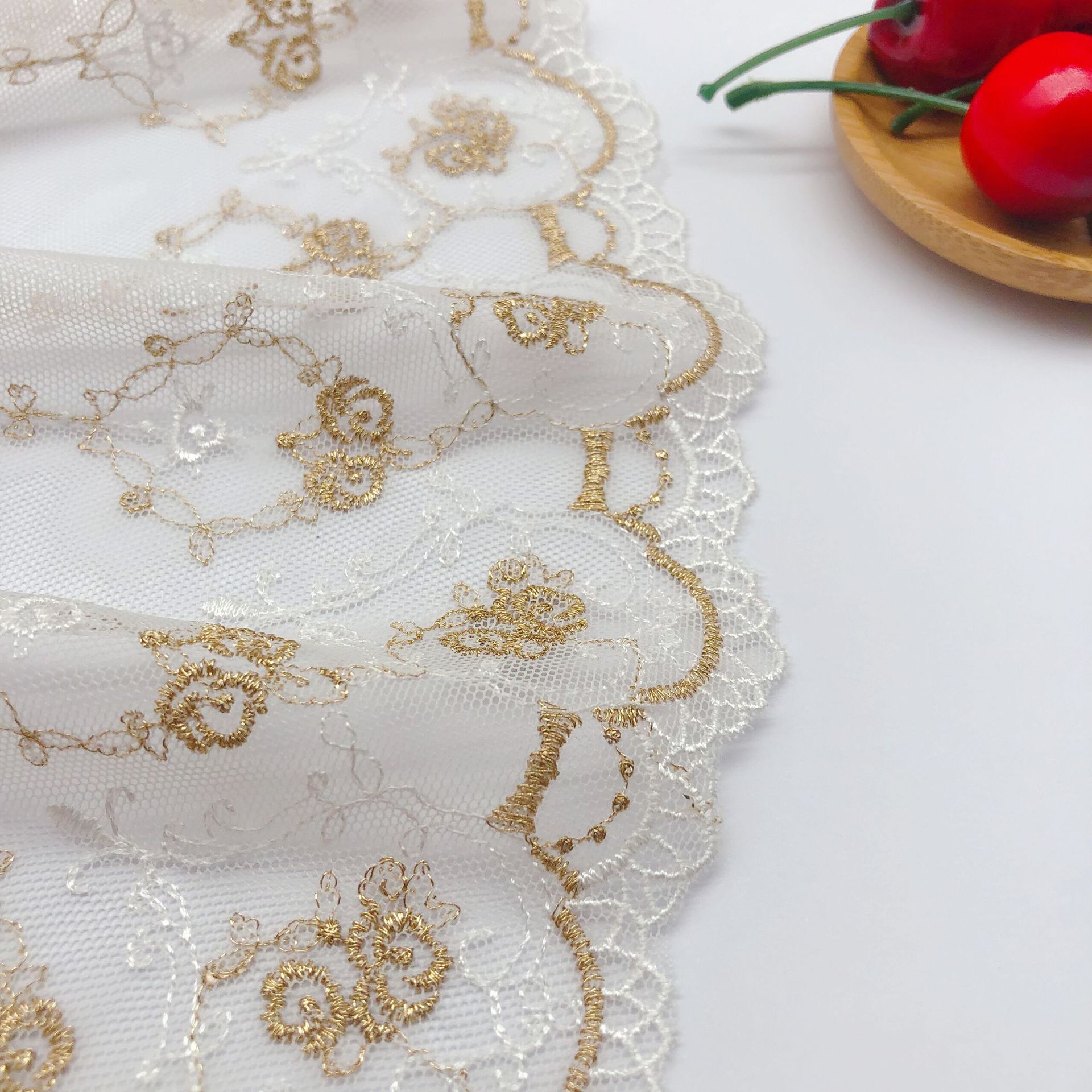 16.2CM Width Mesh Embroidery G - огляд і ціна Embroidery Rose