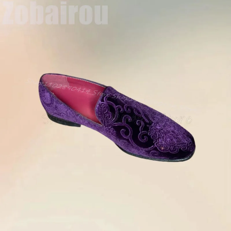 Purple Embroidery Design Suede - огляд і ціна Embroidery On Leather