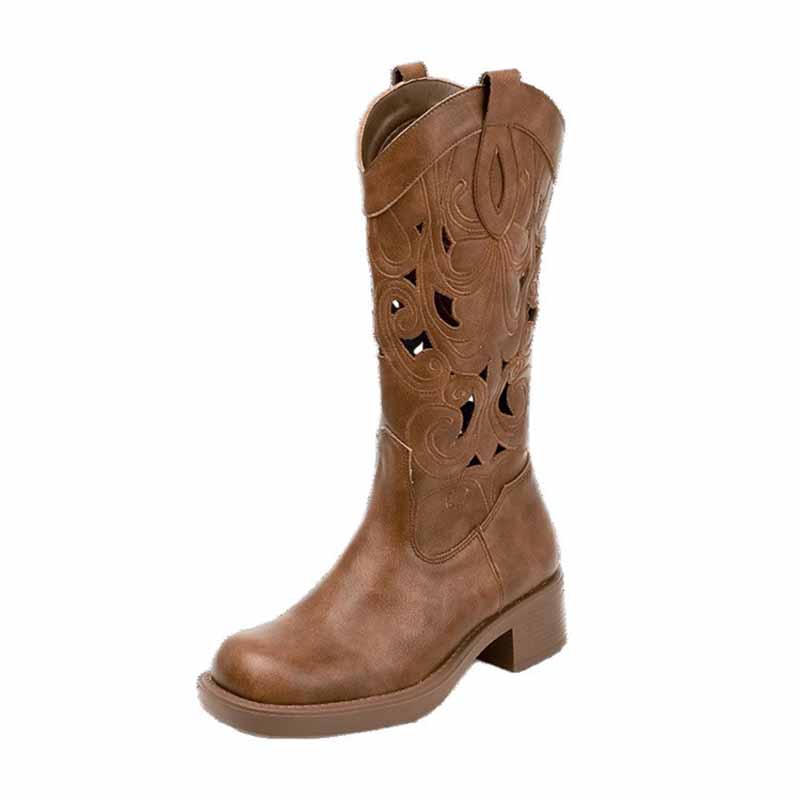 Fashion Retro Elegant Brown Co - огляд і ціна Embroidery On Leather
