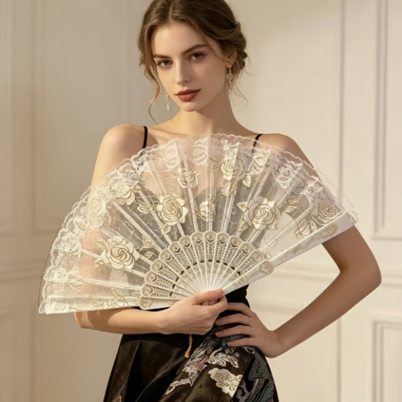 Black Lace Rose Embroidery Han - огляд і ціна Embroidery Rose