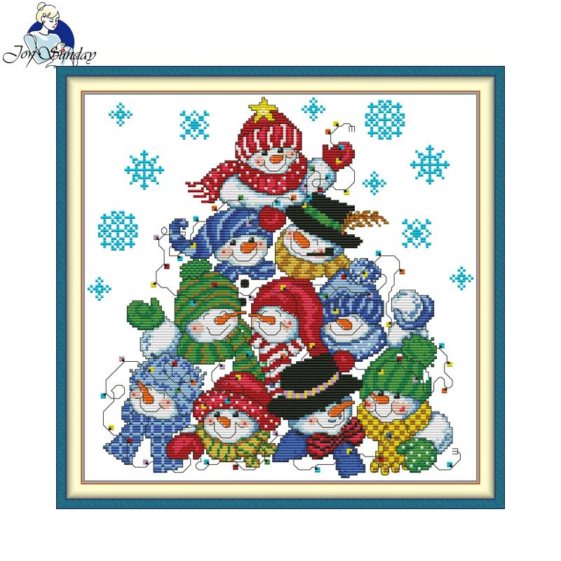 Building A Snowman Pattern Joy - огляд і ціна Embroidery X Pattern