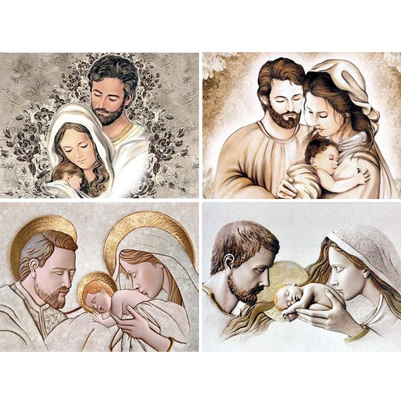Holy Family Icon Diamond Paint - огляд і ціна Embroidery Icon