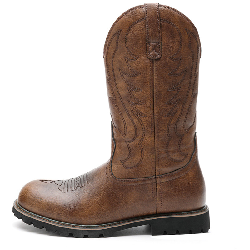 Large Size 48 Men's Boots Clas - огляд і ціна Embroidery On Leather