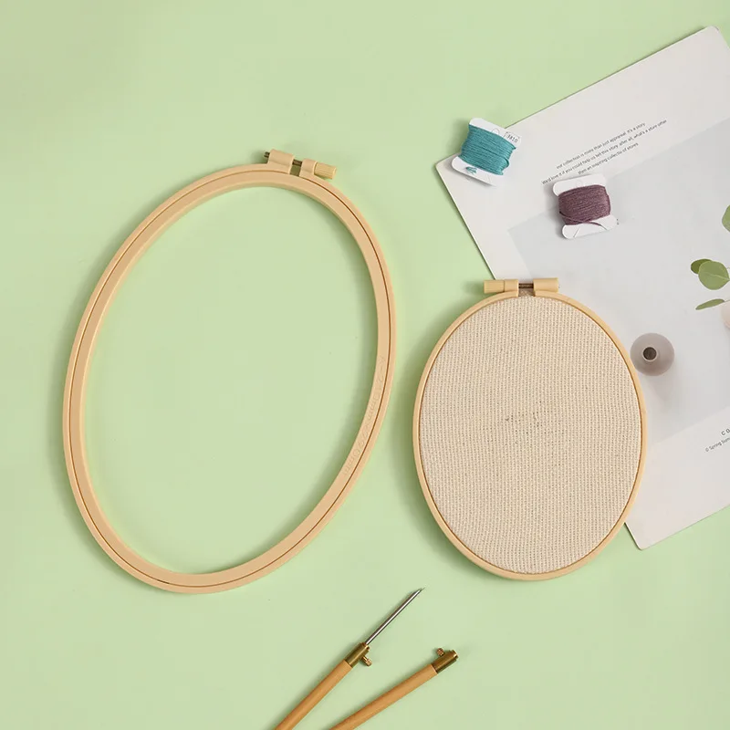1Pcs DIY Needlecraft Cross Sti - огляд і ціна Embroidery Hoop Plastic