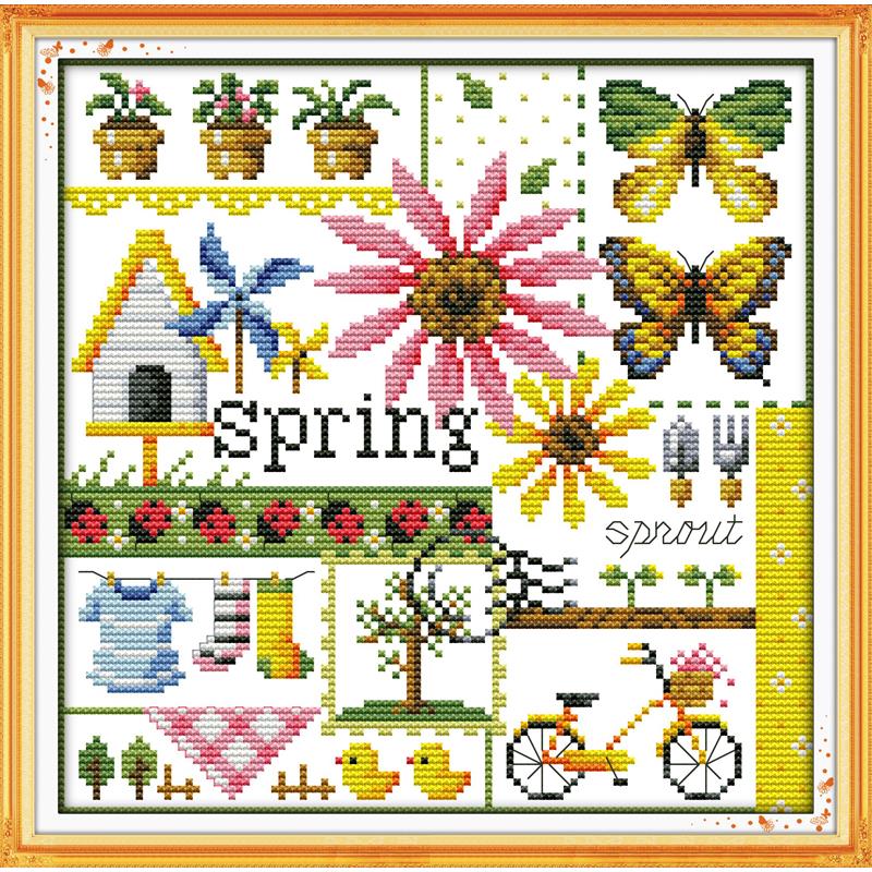 Four Seasons Pattern Spring Su - огляд і ціна Embroidery X Pattern