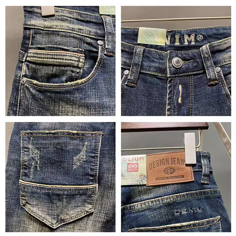 Designer Fashion Men Jeans Hig - огляд і ціна Embroidery Effect