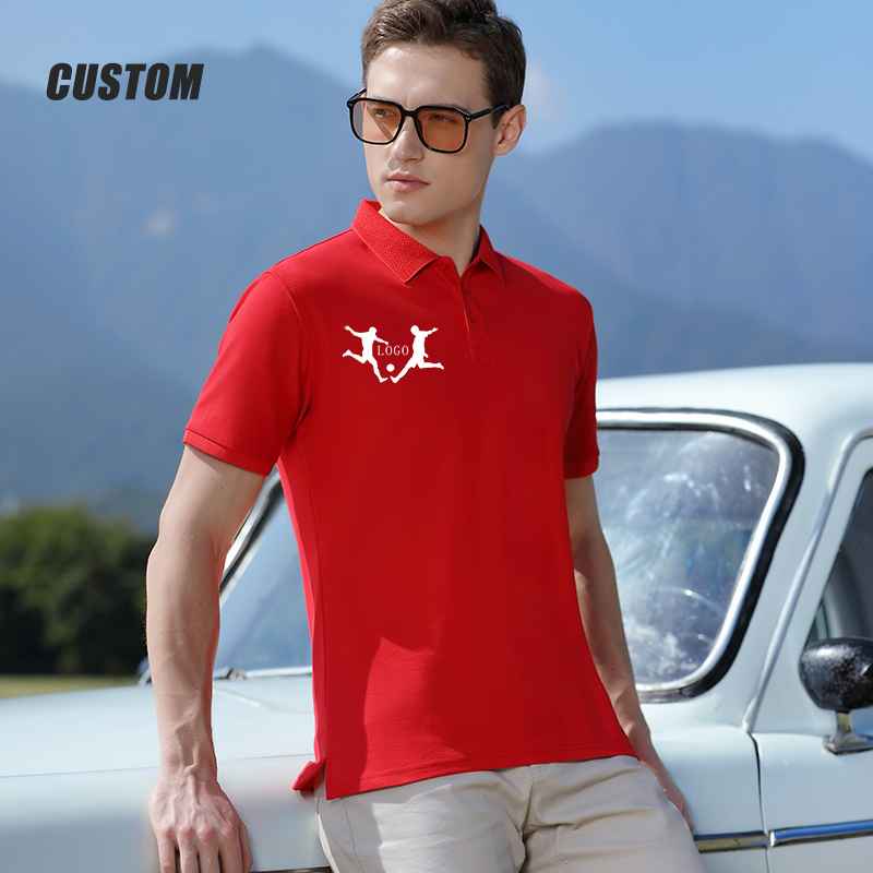 Personality Customization polo - огляд і ціна Embroidery Men Shirt