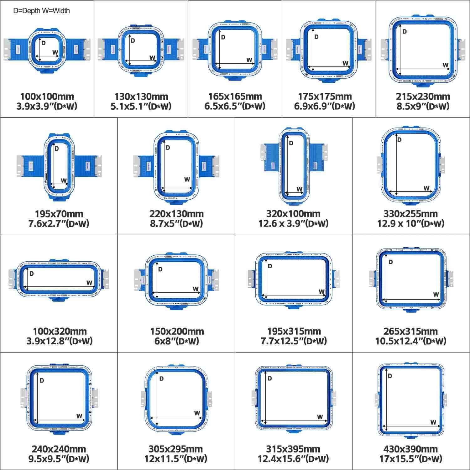 Magnetic Hoops For Ricoma TC15 - огляд і ціна Embroidery Hoop Plastic