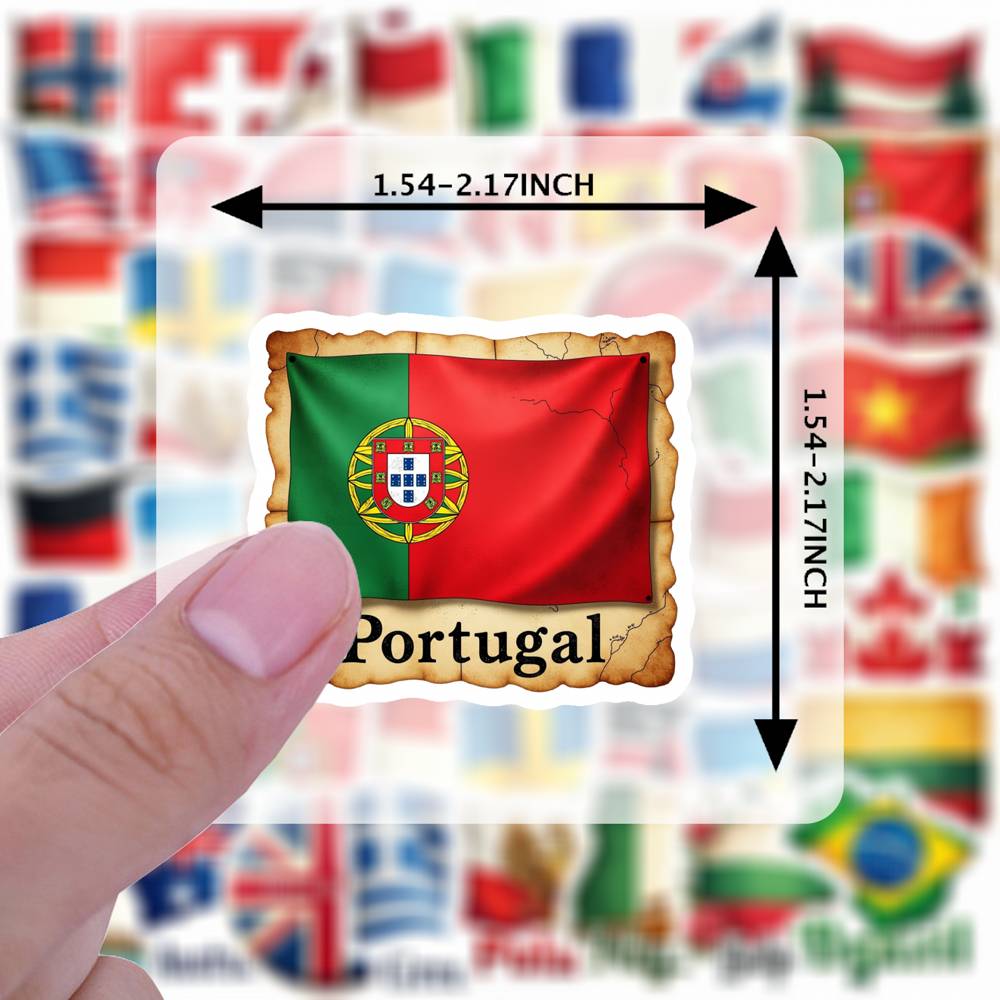 35pcs Country Flag Stickers Wa - огляд і ціна Embroidery World