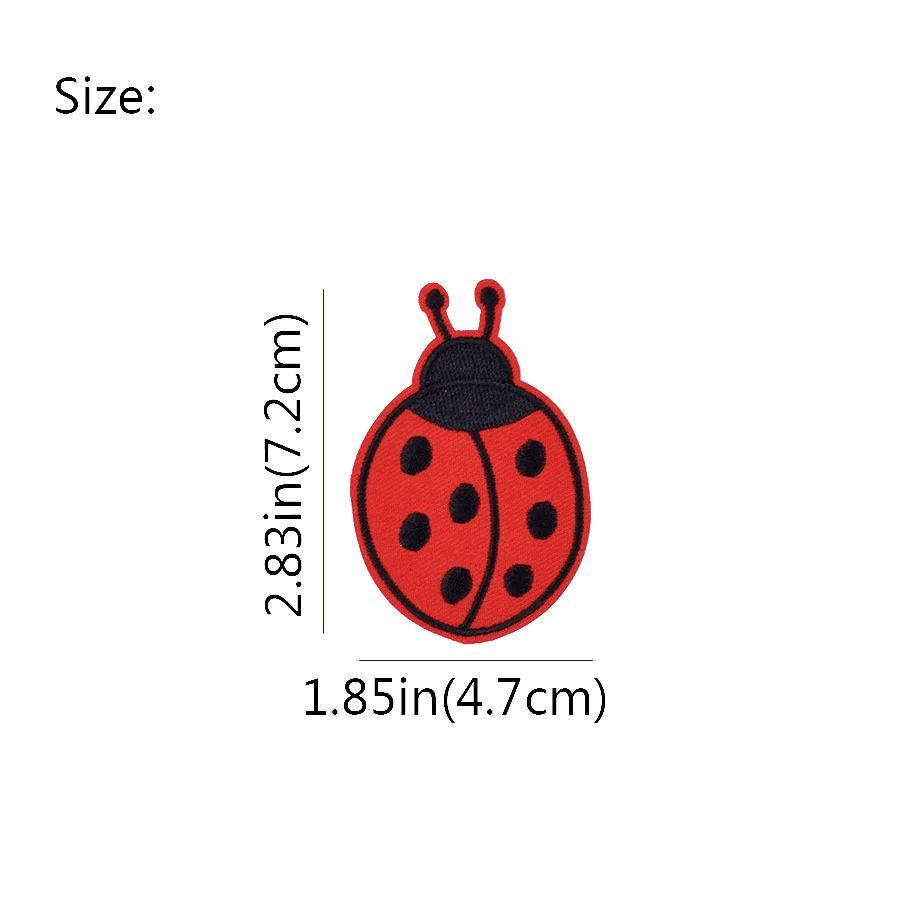 Patches for Clothes Iron on Ap - огляд і ціна Embroidery Lady Bug