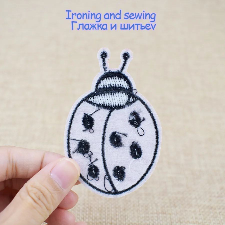 Patches for Clothes Iron on Ap - огляд і ціна Embroidery Lady Bug
