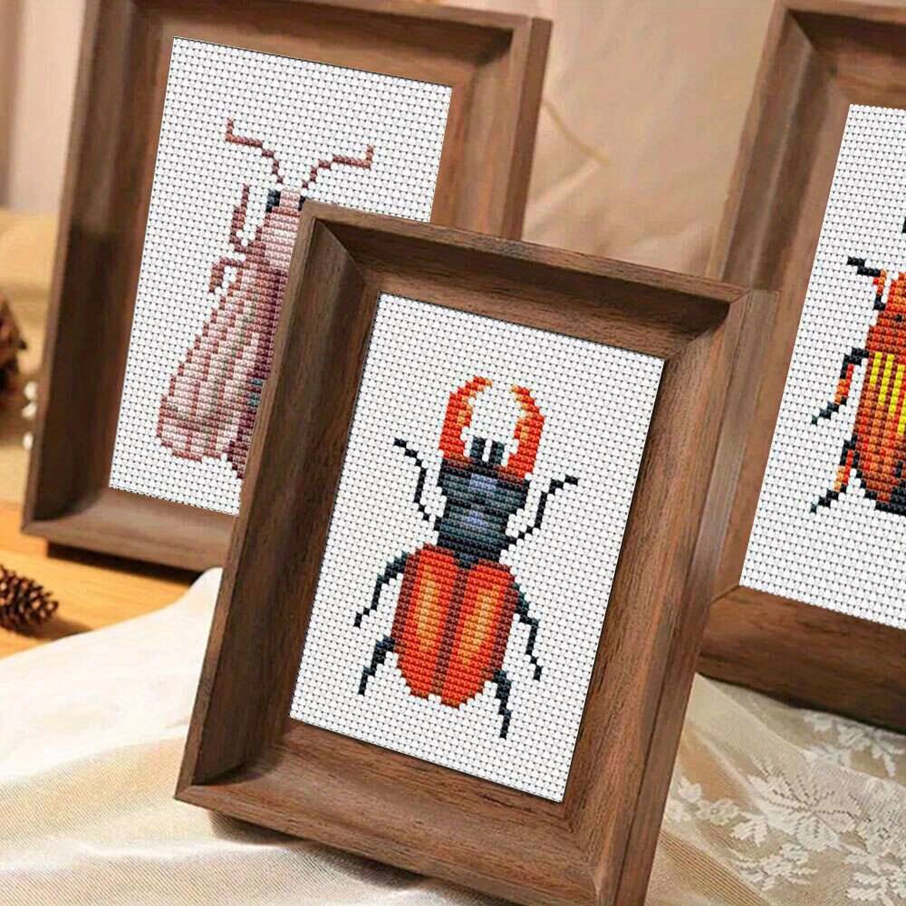 8Pcs Insect Cross Stitch Embro - огляд і ціна Embroidery X Pattern