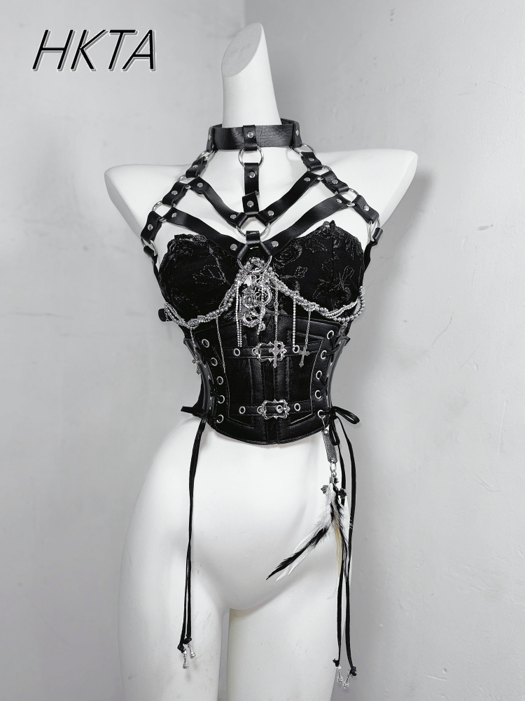 Dark Style Goth Metal Chain Wa - огляд і ціна Embroidery Rose