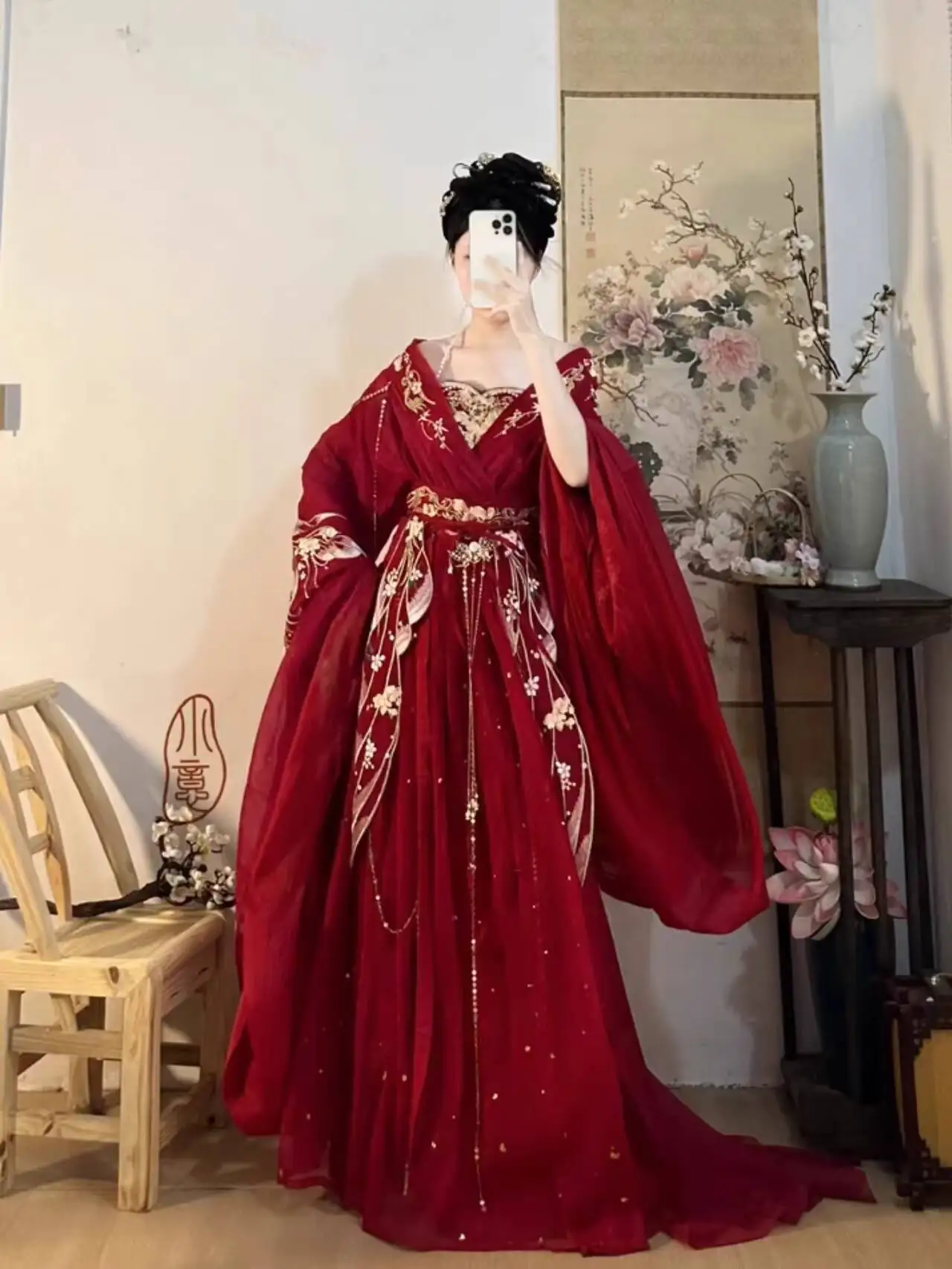 2025 hot Guofeng Goddess Of Fl - огляд і ціна Embroidery Flower
