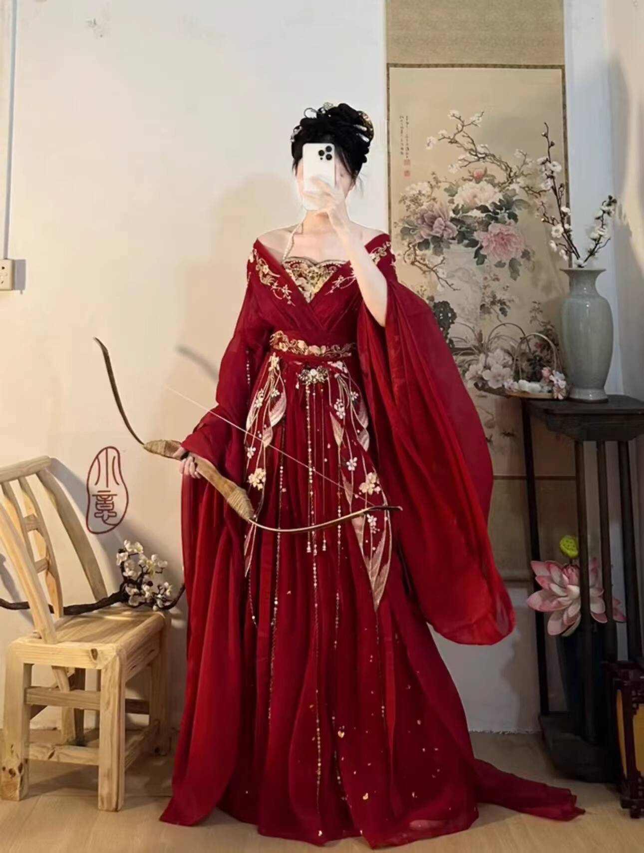 2025 hot Guofeng Goddess Of Fl - огляд і ціна Embroidery Flower