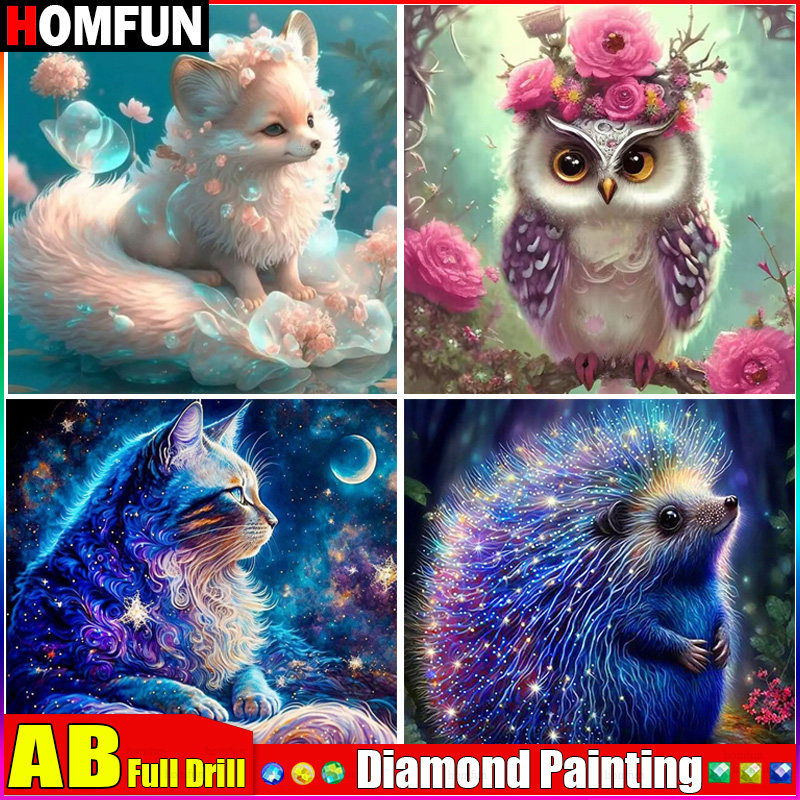HOMFUN AB Full Diamond Embroid - огляд і ціна Embroidery X Pattern