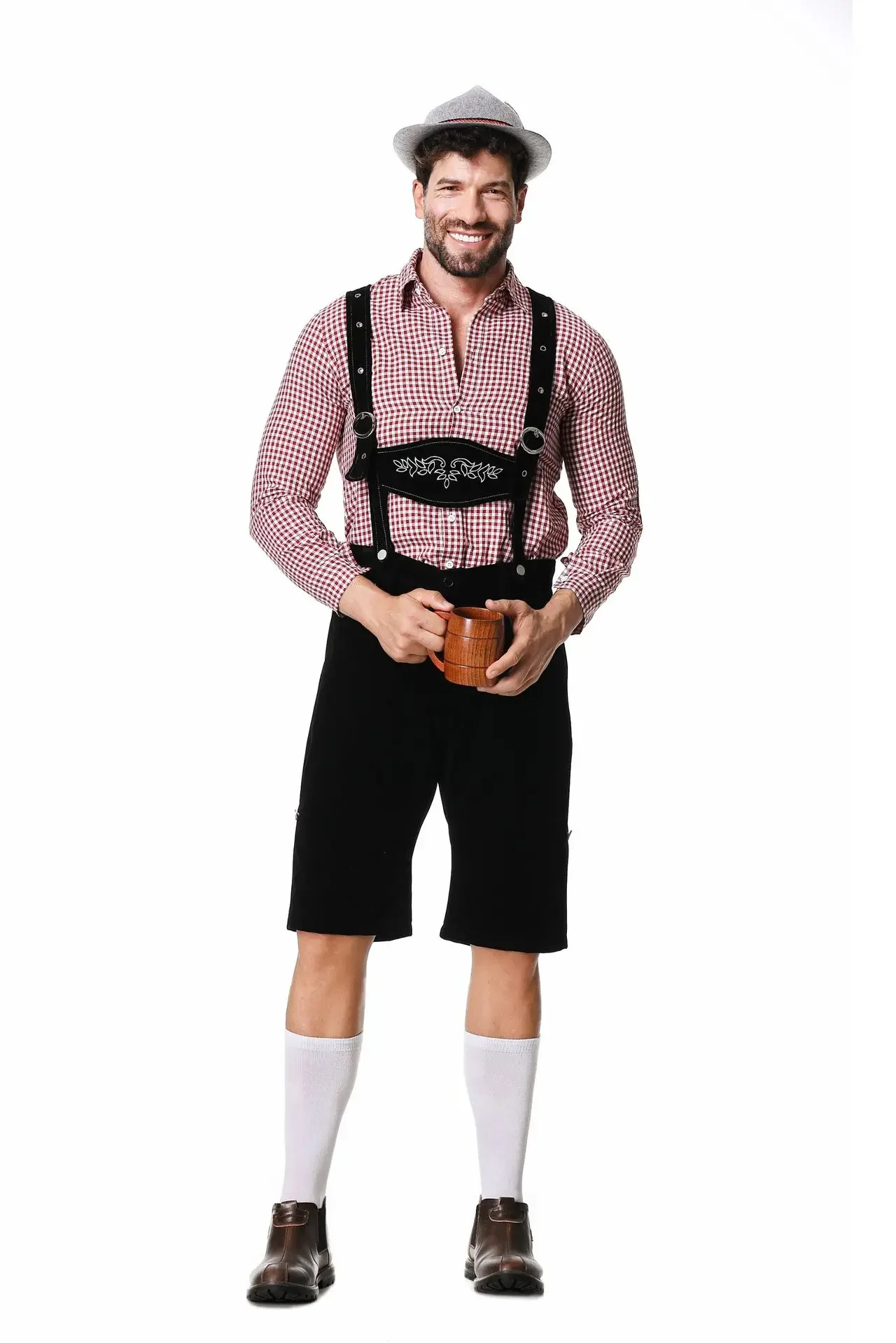 Germany Munich Traditional Okt - огляд і ціна Embroidery Men Shirt