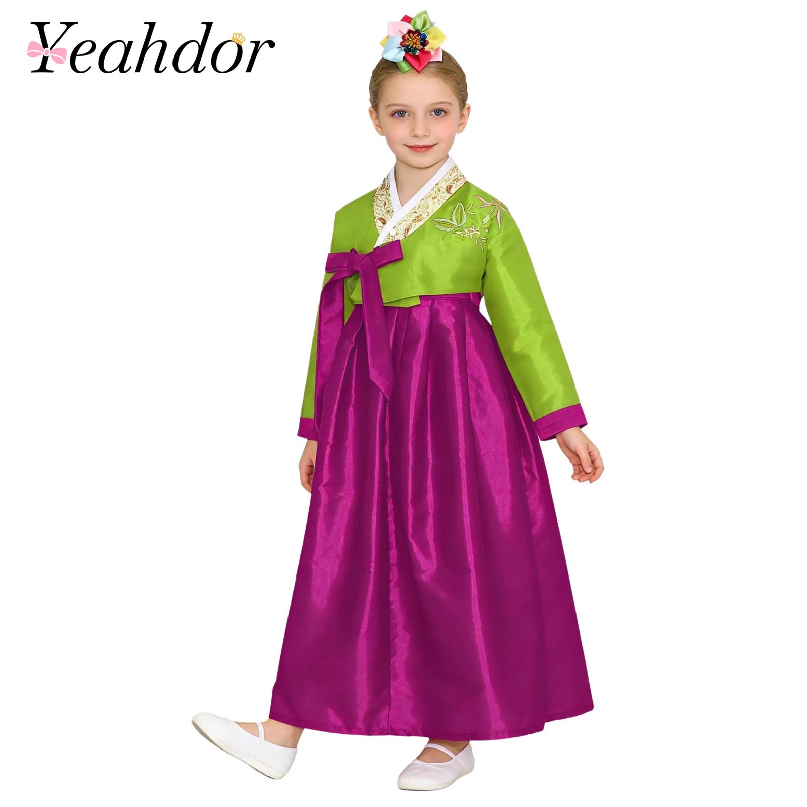 Kids Girls Korean National Han - огляд і ціна Embroidery Wedding