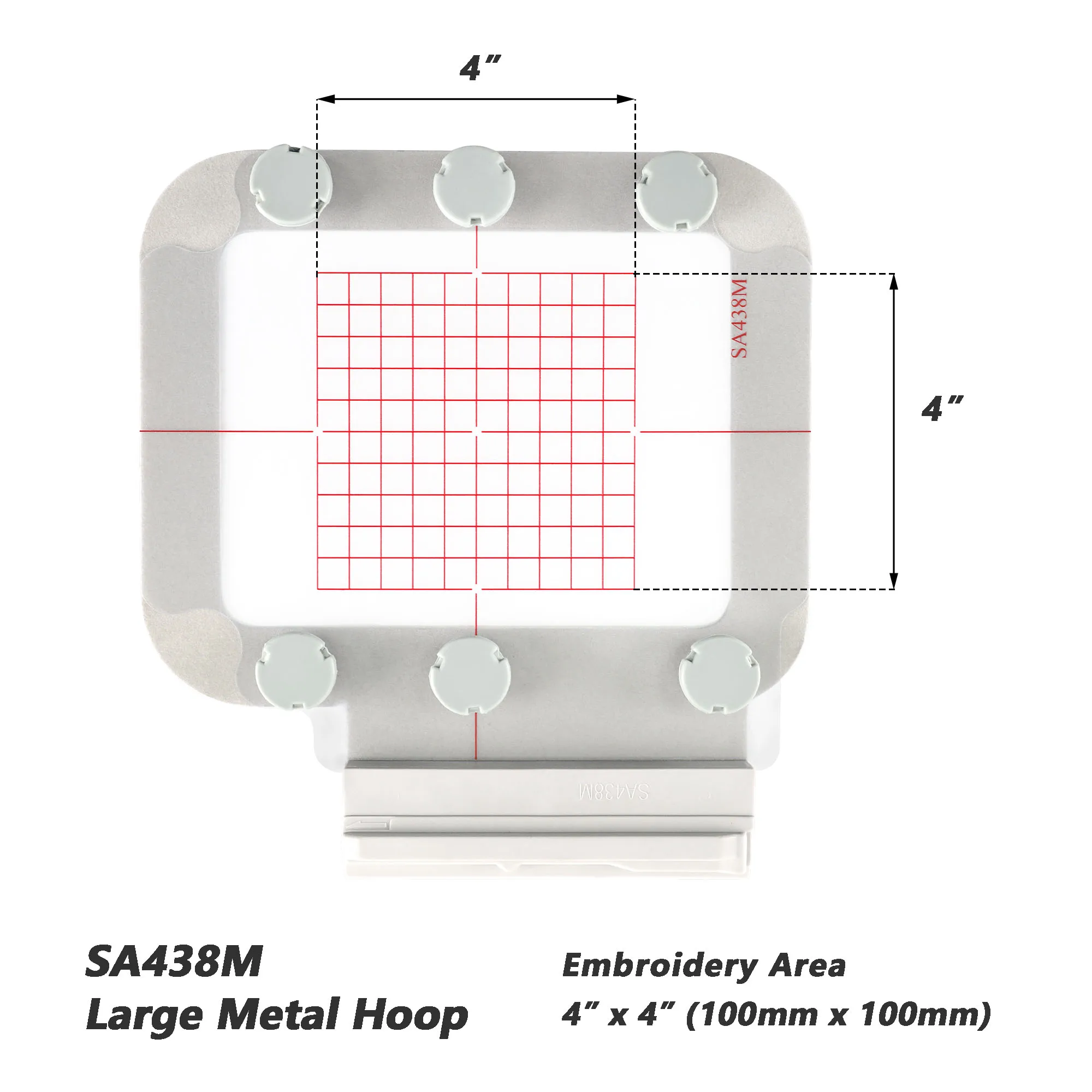 4in1-BM Magnetic Hoop Kit Fit  - огляд і ціна Embroidery Hoop Plastic