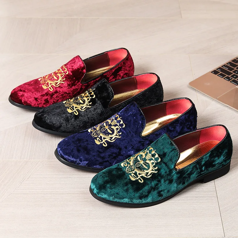 Spring New Men Leather Casual  - огляд і ціна Embroidery On Leather
