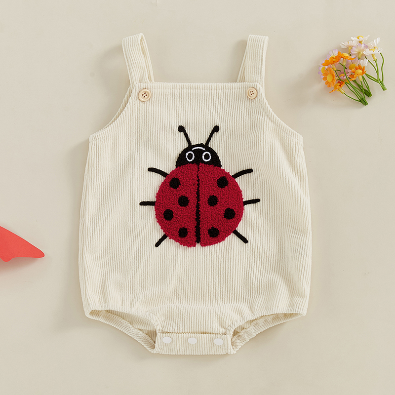 Summer Baby Romper Sleeveless  - огляд і ціна Embroidery Lady Bug