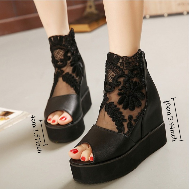 Super High Heels Lace Summer S - огляд і ціна Embroidery Flower