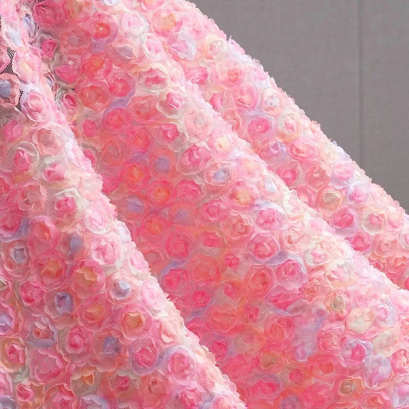 Colorful 3D Floral Embroidery  - огляд і ціна Embroidery Rose