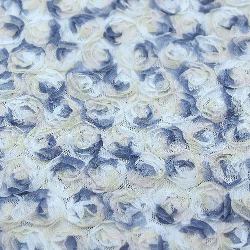 Colorful 3D Floral Embroidery  - огляд і ціна Embroidery Rose
