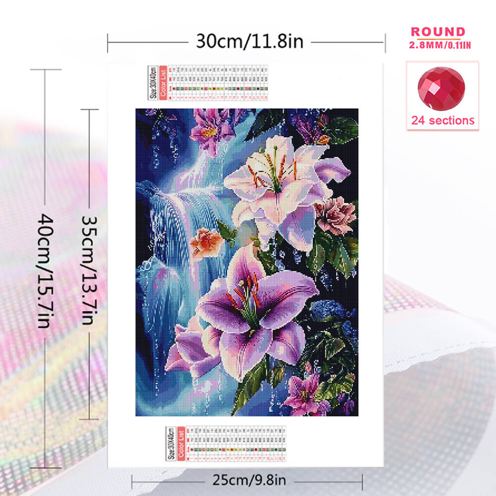 Evershine 5D DIY Full Square D - огляд і ціна Embroidery Flower