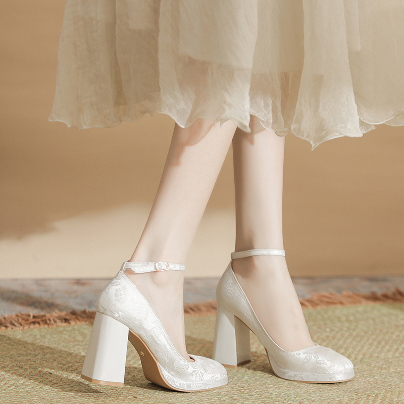 Women's White Embroidery Ankle - огляд і ціна Embroidery Wedding